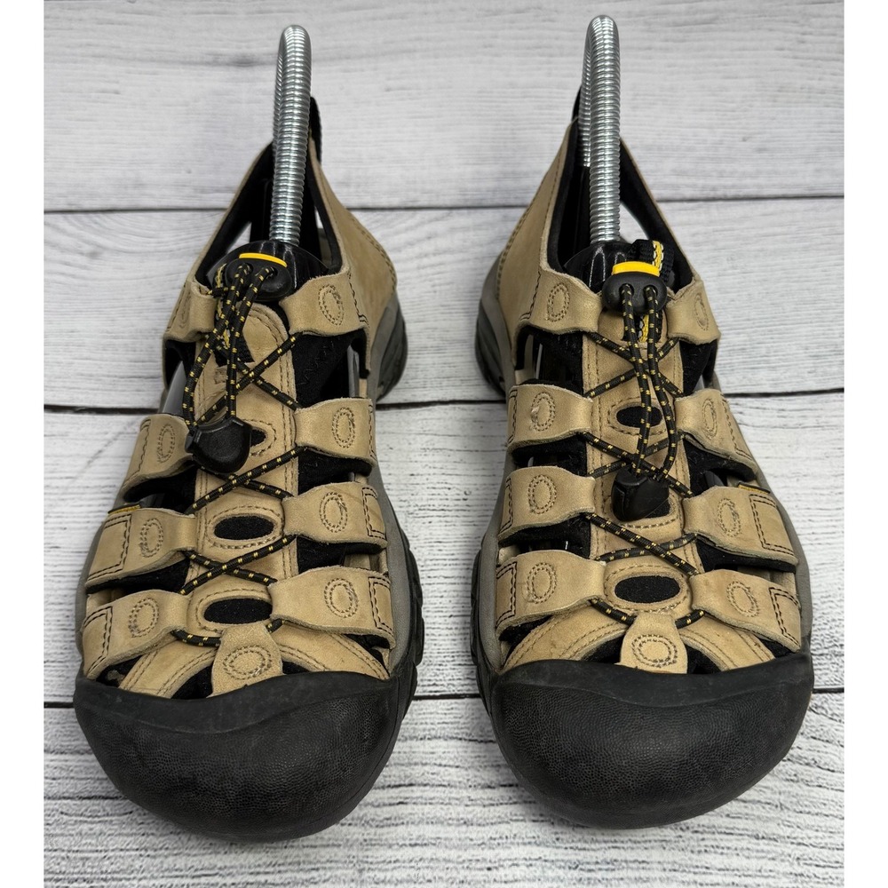 KEEN Newport H2‎ Water Sandals Mens Size 7 Tan Black Yellow Outdoor Sport - Picture 3 of 8